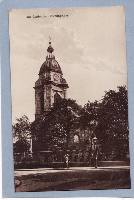 THE CATHEDRAL BIRMINGHAM FROM N.W. - Unposted Vintage Postcard