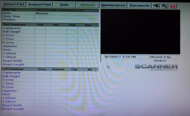 Scanner Technologies Ultravim Plus 2004UX PC