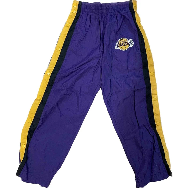[Vintage] Kid's Los Angeles Lakers Snap Away Tear Away Pants - Size 8
