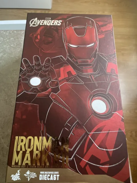 Hot Toys Iron Man Mark 7 Avengers Marvel MMS 500 Diecast 27 Hottoys Tony Stark