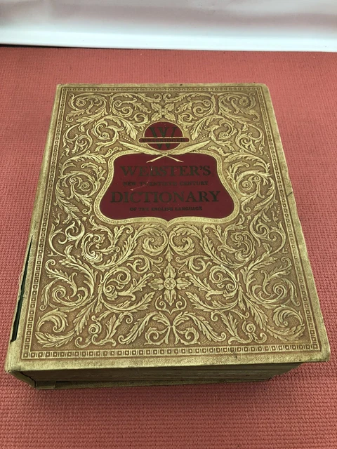 VINTAGE WEBSTERS NEW twentieth century dictionary 1956 antique