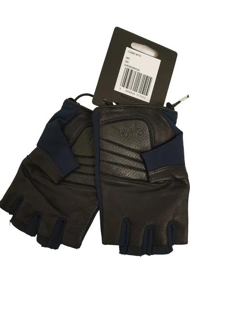 Rapha Classic Mitts Gloves Black/Blue DNY, Size LARGE, BNWT Latest