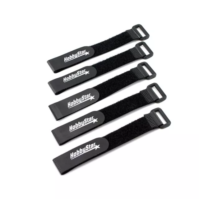 HobbyStar Rubberized Hook and Loop LiPo Battery Straps, 20*200MM, 5, RC Non-slip 2