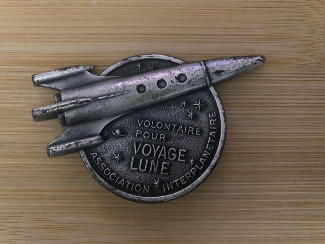 Broche Vintage Soviétique Sur Le Thème De La Course Spatiale - Pièce Rare Avec Certificat