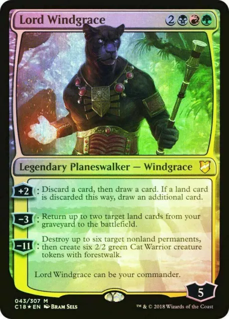 FOIL Lord Windgrace ~ Commander 2018 [ Excellent ] [ Magic MTG ]