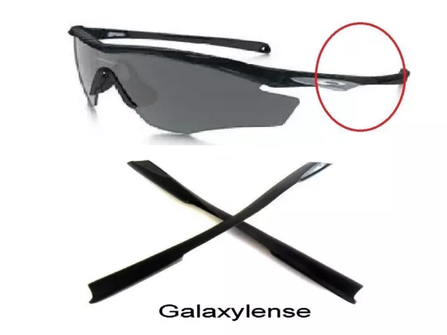 Galaxy Repuesto Oreja Calcetines Goma Kits Oakley M2 Marco XL Gafas de Sol Negro