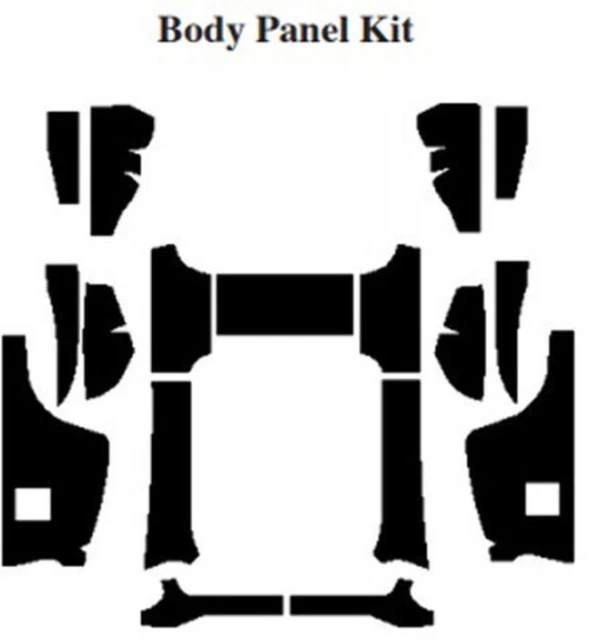 Body Panel Insulation Sound Deadener Kit for 57 Ford Thunderbird