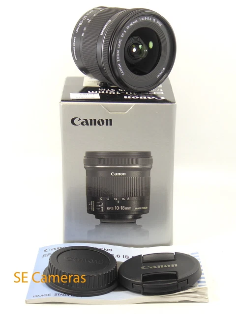 OBIETTIVO ZOOM ULTRA WIDE CANON EF-s 10-18MM F4.5-5.6 IS STM II *CONDIZIONI NUOVE*