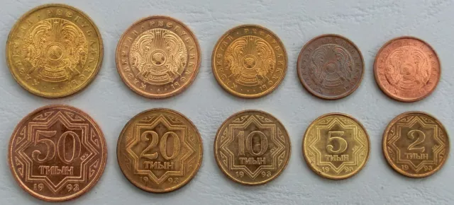 Kazakhstan/Kazakhstan kms Coin set 1993 uncirculated