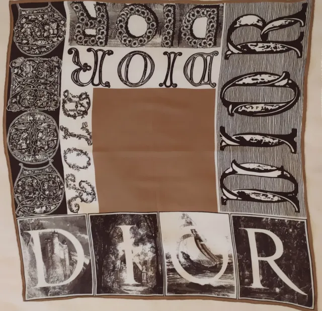 Foulard scarf seta originale CHRISTIAN DIOR