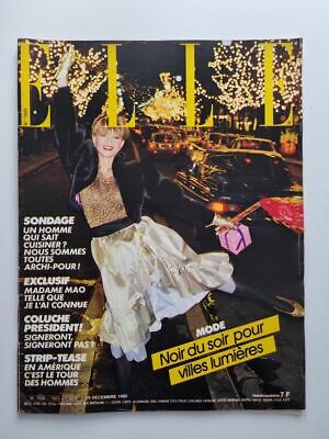 Magazine mode fashion ELLE French #1812 29 septembre 1980 Julien Clerc 