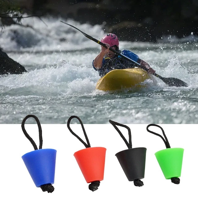 4Pcs Rubber Bungs Drain Holes Plugs Universal-Kayak Canoe Boat Scupper Stopper