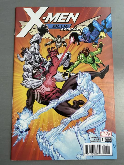 X-MEN: BLUE ANNUAL #1 (2018) VARIANT COVER, 1st PRINTING, MARVEL, NM