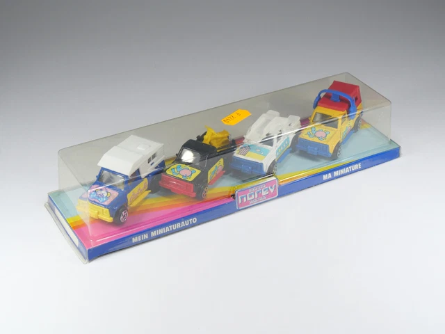 NOREV VOITURE FIAT 131 S Jaune Mini Jet Car Die Cast Etat Correct 1:64