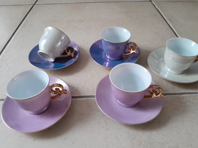 Geneviève Lethu 538046 Set de 6 Cuillères en Acier Inoxydable - Collection MANHATTAN, L 11 cm - Pour Café, Dessert et Expresso