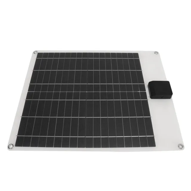 (Weiß)20-W-Solarpanel-Kit 20-W-5-V-12-V-Solarpanel Monokristalliner