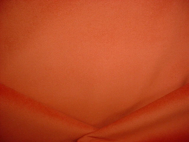 5-1/2 Robert Allen Duralee Spice Orange Low Pile Velvet Upholstery Fabric
