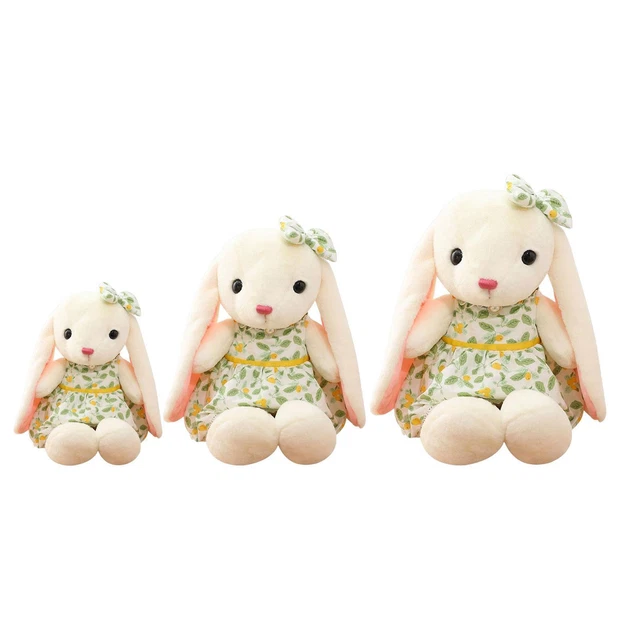Lovely Long Ears Plush Toy Home Decoration Sleeping Doll Soft Stuffed Animals