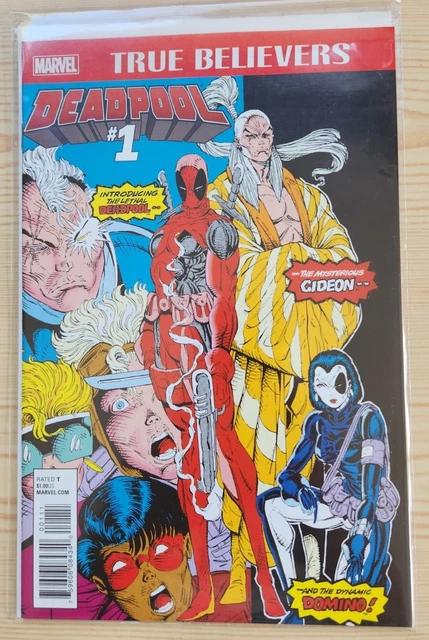 True Believers Deadpool #1 (Marvel 2016) Reprints New Mutants #98 1st Appearance