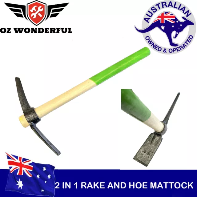 Mini Pick Mattock Wood Handle Camping School Camp Scouts Cadets