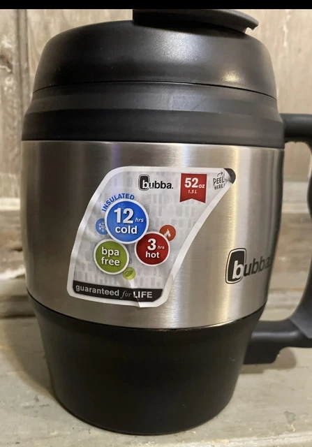 Big Bubba Classic Insulated Mug 52 Oz Polyurethane Travel Coffee Black Keg Shape 2