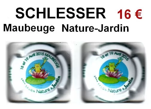 Série de capsules  de champagne SCHLESSER Maubeuge Nature-jardin