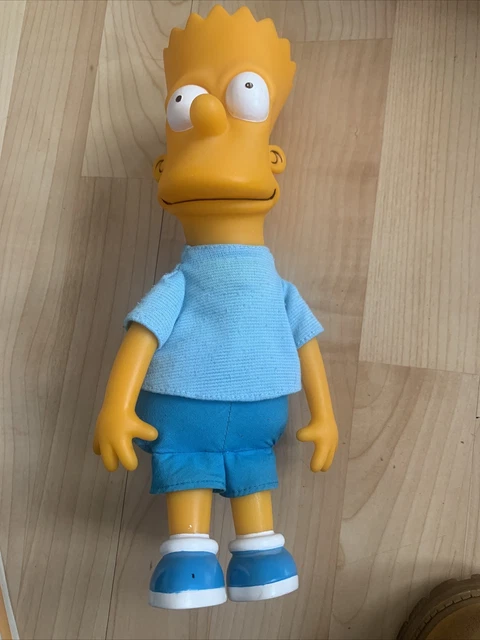 PELUCHE BART SIMPSON 25 cm muñeco de nieve texto original en Los