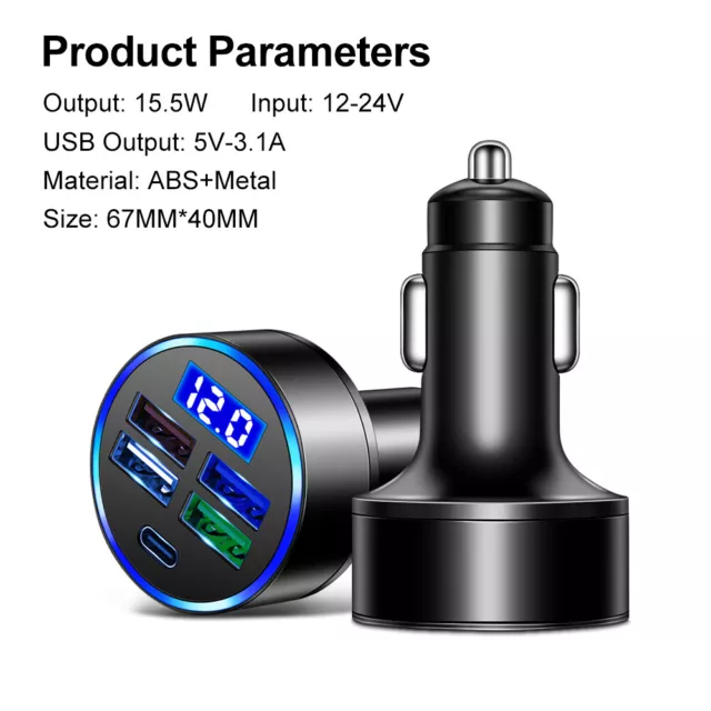 Lot USB PD Type-C Car Charger Fast Charging Adapter For iPhone 14 13 12 Pro Max 3