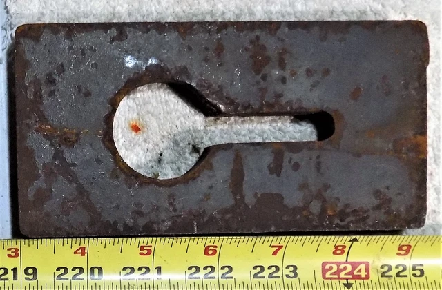 Weld On Steel Banjo Eye Plate 1/2" Thick For 3/8" Chain Trailer Tie Down 4 Piece