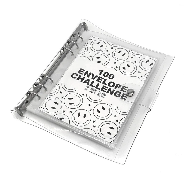 100 Envelope Challenge Binder Easy Fun Way Save Budget - Temu
