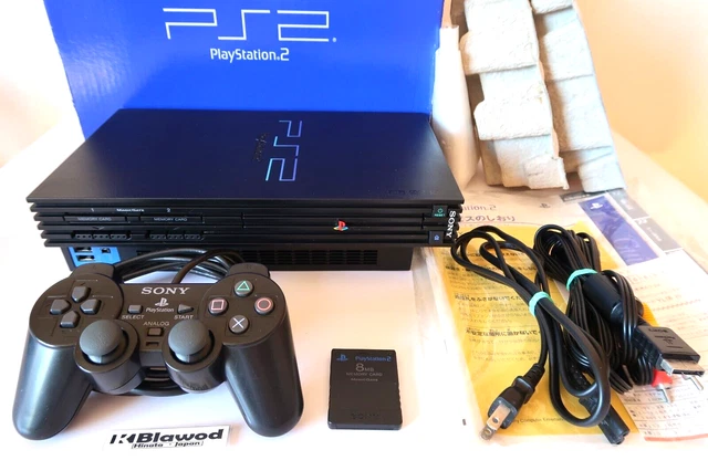 Sony PlayStation2 PS2 SCPH-35000 Black Game Console Box Japanese Disc  NTSC-J F/S