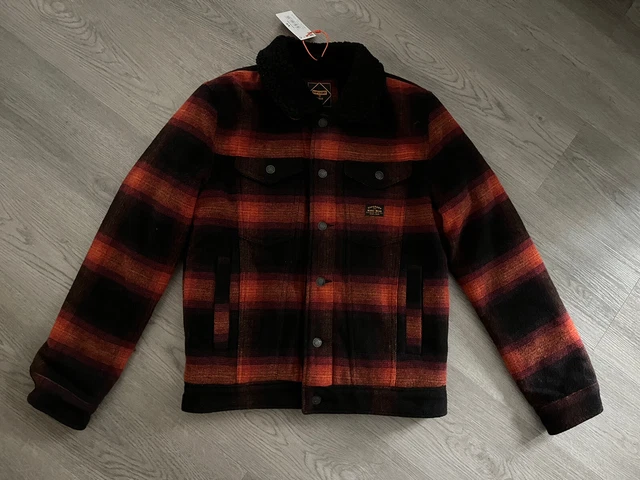 Superdry Mens Redwood Highwayman Wool Sherpa Trucker Jacket - Size XS - BNWT