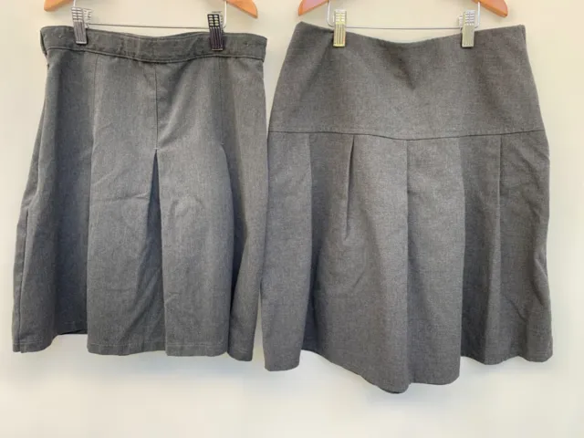 Girls bundle school uniform skirts age 12-14 years grey M&S