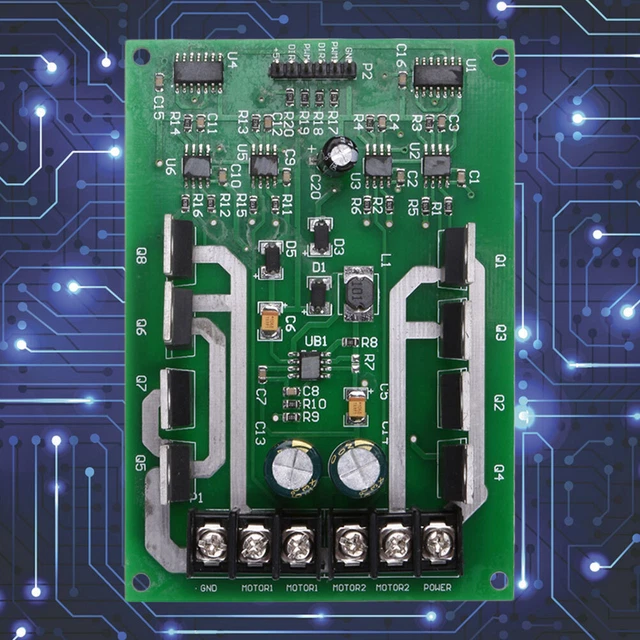 DUAL MOTORTREIBERMODUL BOARD HBridge DC MOSFET IRF3205 336V 10A