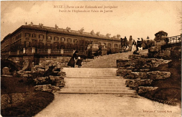 CPA AK METZ - Part of the Esplanade and Palace of Justice - Part of (455215)