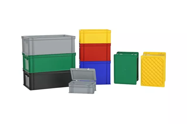 Stapelbox Aufbewahrungsbox Eurobox 600x400mm - versch. Farben und Höhen