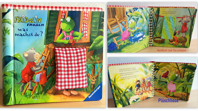 RAVENSBURGER Hochwertiges Kinderbuch " FRIDOLIN FROSCH " FÜHLBUCH So gut wie NEU