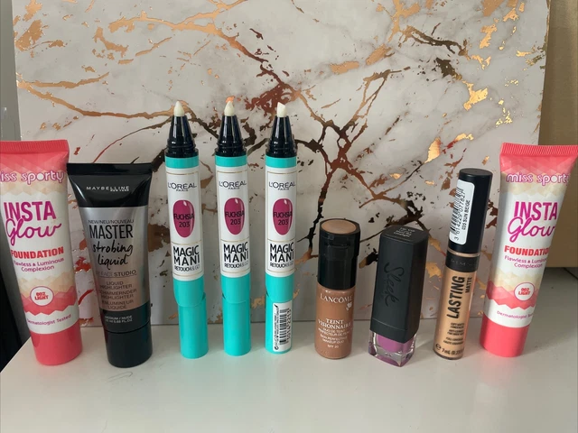 Beauty Makeup Skincare Bundle Lancôme Foundation Maybelline Highlighter Rimmel