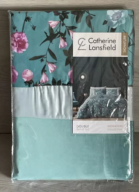 Catherine Lansfield Signature Collection brandneu und versiegelt Doppelbettdecken-Set