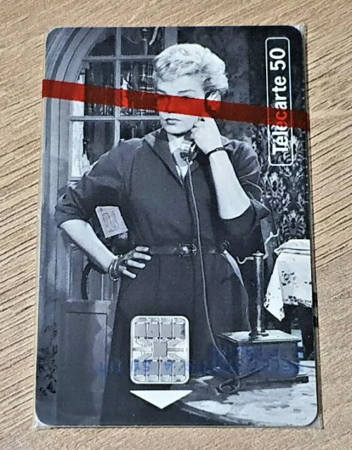 Télécarte 50U Telephone et Cinéma N°5 Simone Signoret  neuve sous blister