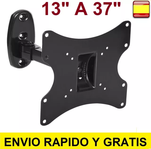 Soporte de pared para tv lcd led plasma monitor Giratorio 13" A 37" Inclinable