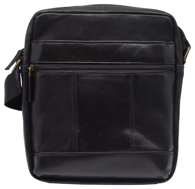 Genuine Leather Man Purse Shoulder Bag Small Mens Crossbody Messenger Bags for W
