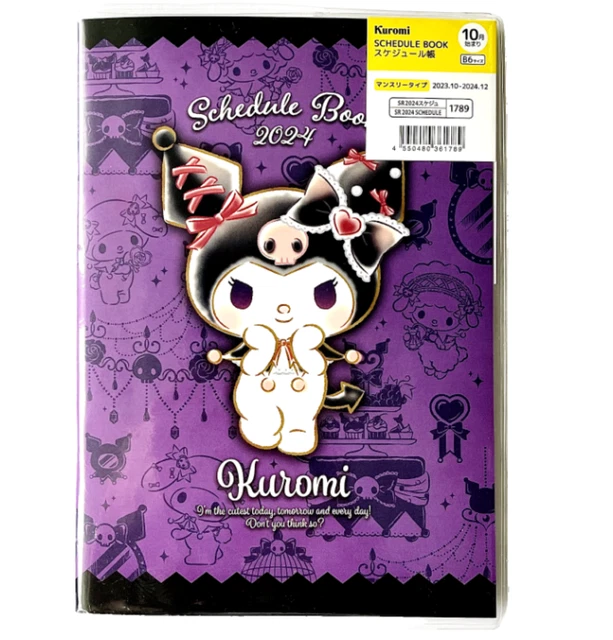 SANRIO 2024 SCHEDULE Book Kuromi Calendar Notebook Daiso 15 00 PicClick