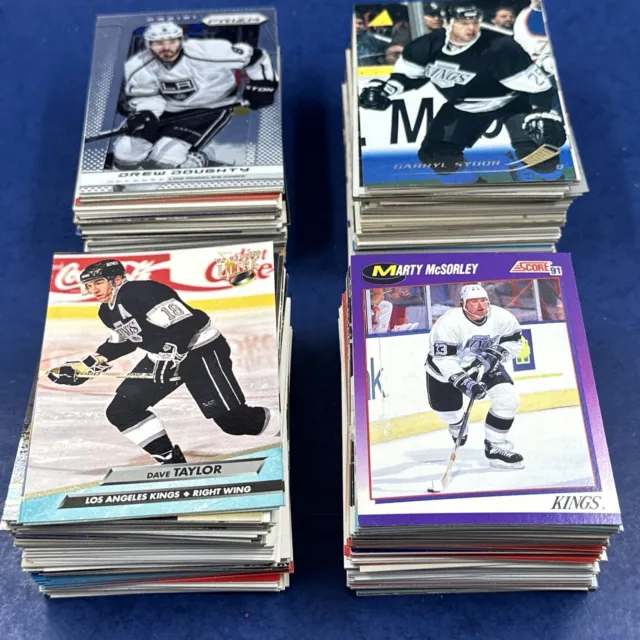 Lot of 200 LA Los Angeles Kings Cards from Topps Score Upper Deck NHL Hockey
