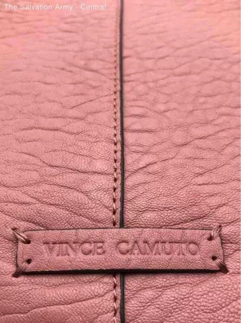Vince Camuto Womens Pink Leather Zipper Crossbody Bag With Dust Cover 3