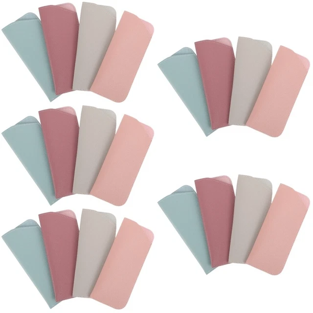 20 Pcs Glasses Case Bag Pu Travel Portable Eyeglasses Pouch