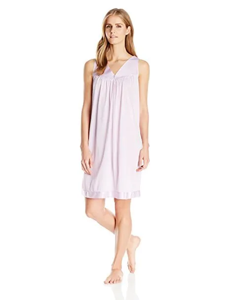 Vanity Fair Nightgown #30107 Womens Coloratura Short Gown,Small,NEW,Wisteria Bud