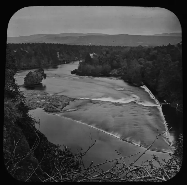 ANTIQUE Magic Lantern Slide FALLS OF KILMARNOCK BEAULY C1890 PHOTO SCOTLAND