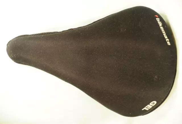 Bikemate Gel padded seat cover in Black in good condition with pull tight cord