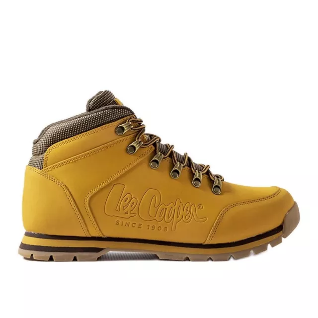 YELLOW LEATHER SHOES Lee Cooper LCJ-21-01-0706M £94.31 - PicClick UK